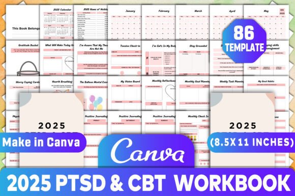 2025 PTSD CBT Workbook Canva Kdp: A Comprehensive Guide to Self-Management and Healing