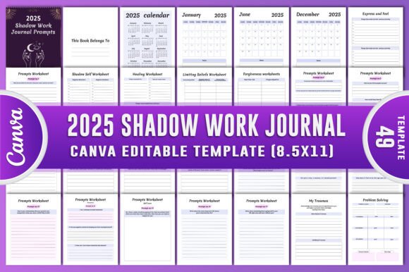 2025 Shadow Work Journal Canva KDP: A Strategic Tool for Personal and Professional Growth