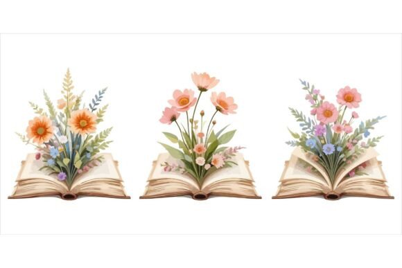 3 Cute Cartoon Flowers – Playful Florals for Creative Projects