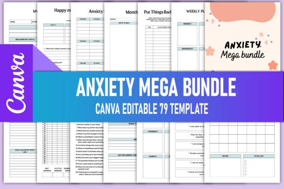 Exploring the Mega Anxiety Bundle Canva Kdp Interior