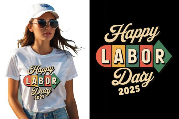 Happy Labor Day 2025 T-Shirt Design