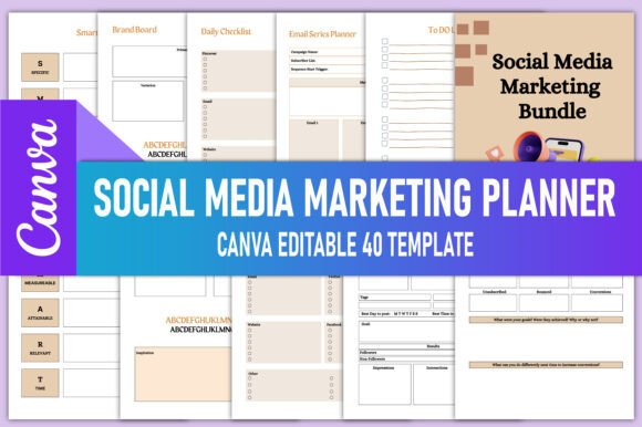 Mastering Social Media Marketing with Canva: A Planner for KDP Interiors