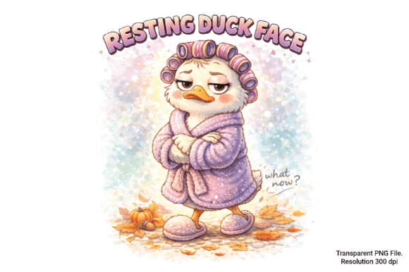 Resting Duck Face PNG: A Versatile Design Asset for Modern Creatives