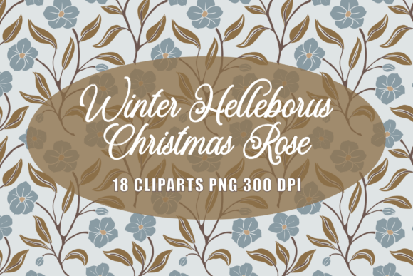 Winter Helleborus Christmas Rose Clipart: A Strategic Resource for Creative and Business Projects